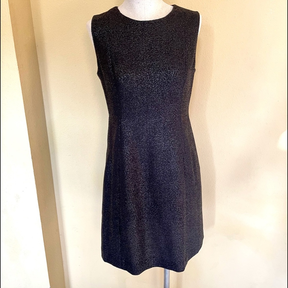Women DKNY Black Shrimmering Mini Dress Size 6